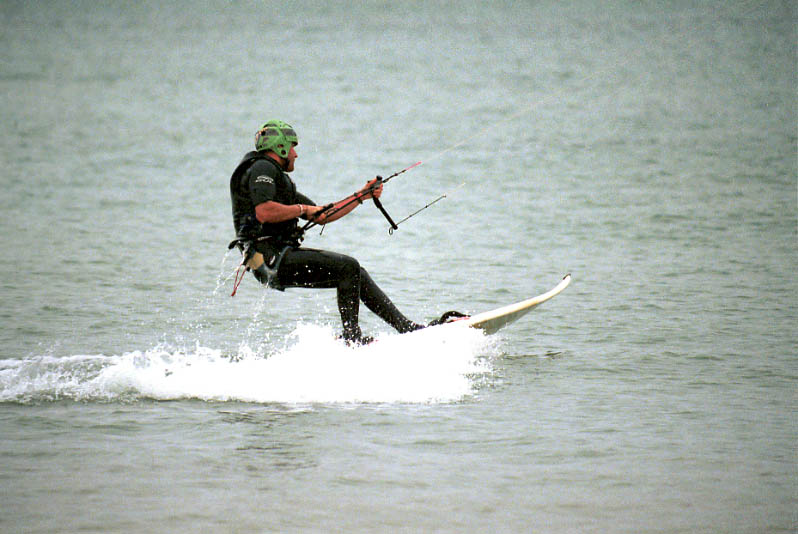 Jason Furness surfing