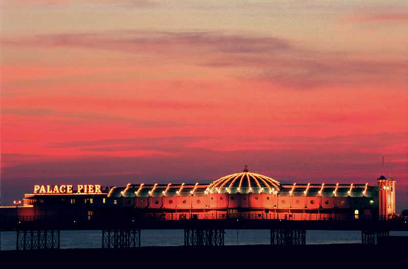 Palace Pier sunset